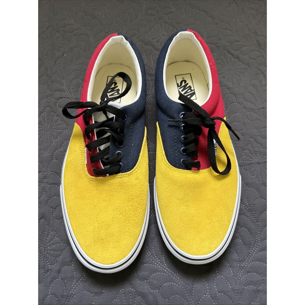 Vans Era OTW Rally Skate Shoes US 11/UK 10 Spell out Multi Color Leather Suede